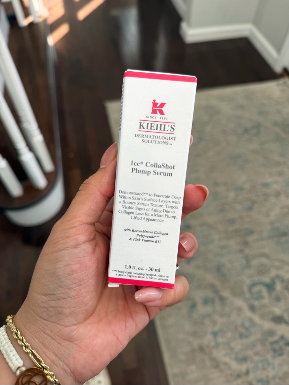 Kiehl's CollaShot Plump Serum - Pink/White NEW IN BOX